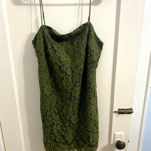 Olive mini dress